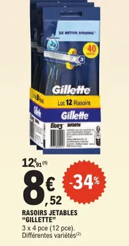 Aanbieding: RASOIRS JETABLES