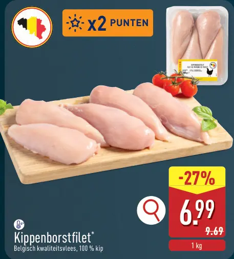Promotie: Kippenborstfilet