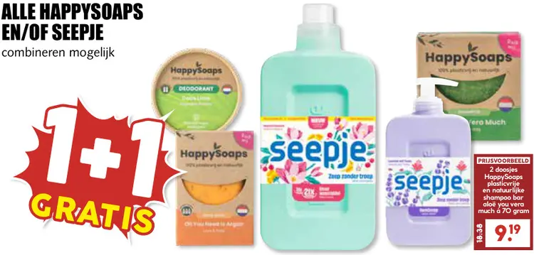 Aanbieding: Alle Happysoaps en/of Seepje