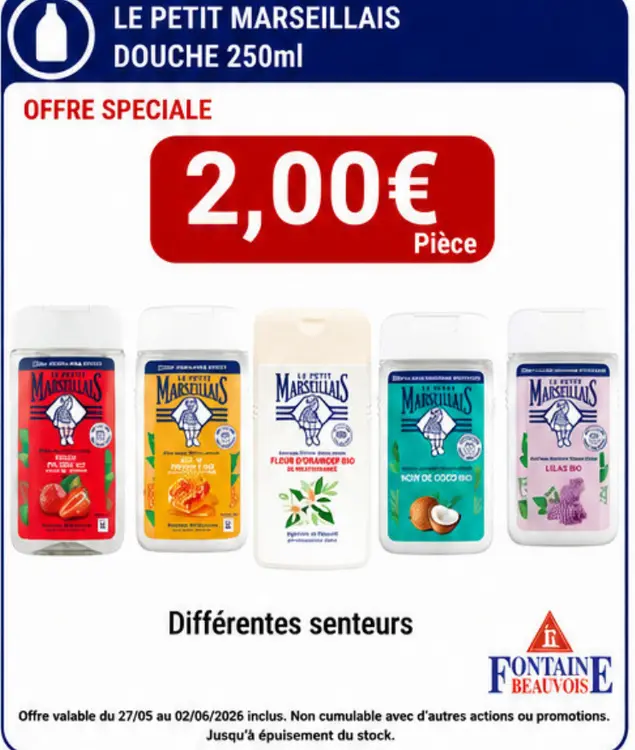 Offre: Le petit marseillais douche