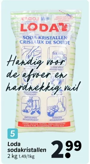 Aanbieding: Loda sodakristallen