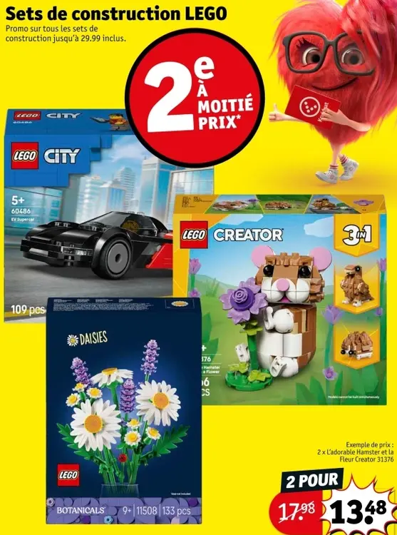 Offre: Sets de construction LEGO