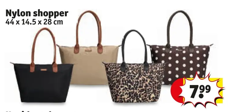 Aanbieding: Nylon shopper