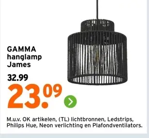 Aanbieding: hanglamp James