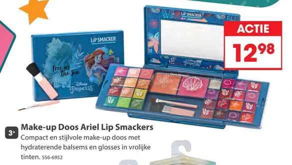 Aanbieding: Make-up doos Ariel lip smackers