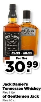 Aanbieding: Jack Daniel's Tennessee Whiskey of Gentlemen 