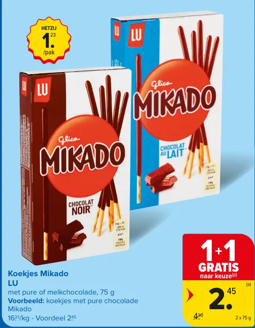 Promotie: Koekjes Mikado