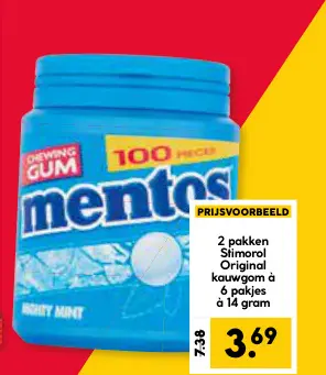 Aanbieding: Stimorol Original kauwgom