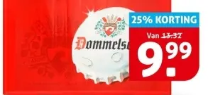 Aanbieding: Dommelsch Pilsener bier krat