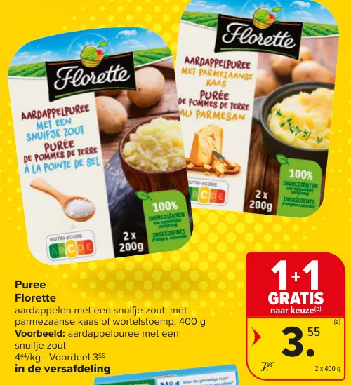 Promotie: Puree