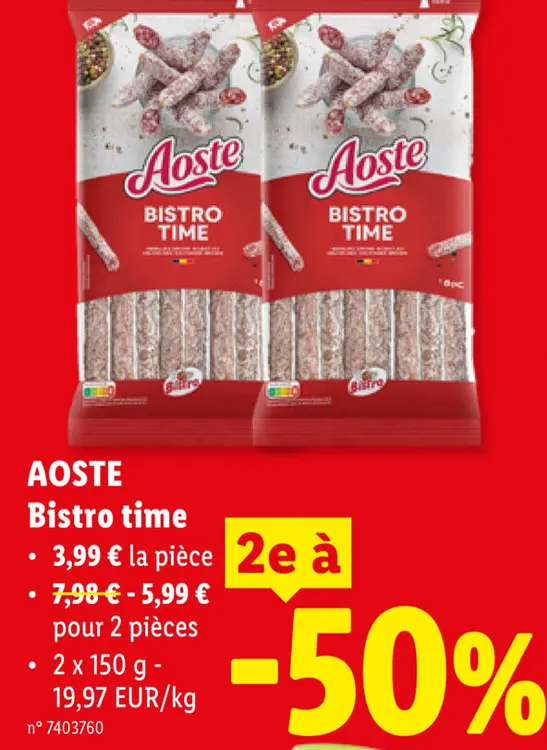 Offre: Bistro time