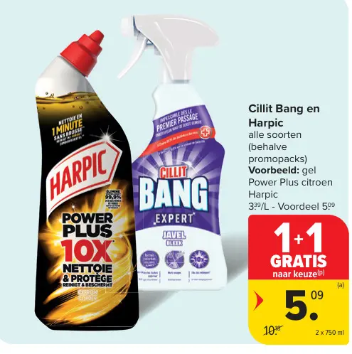 Promotie: Cillit Bang en Harpic