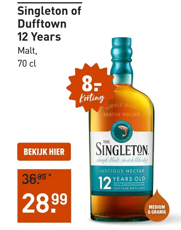 Aanbieding: Singleton of Dufftown 12 Years