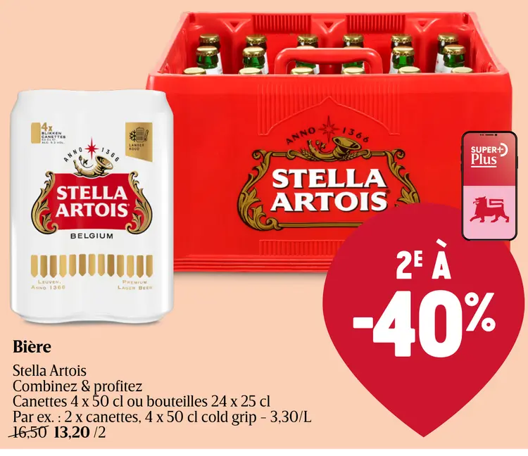 Offre: Bière Stella Artois