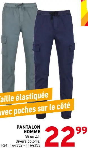 Offre: Pantalon homme