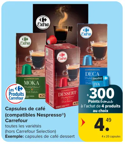 Offre: Capsules de café (compatibles Nespresso®)