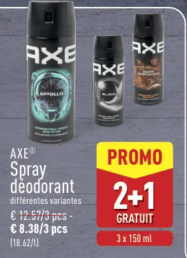 Offre: Spray déodorant