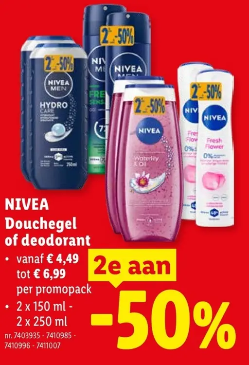 Promotie: Douchegel of deodorant