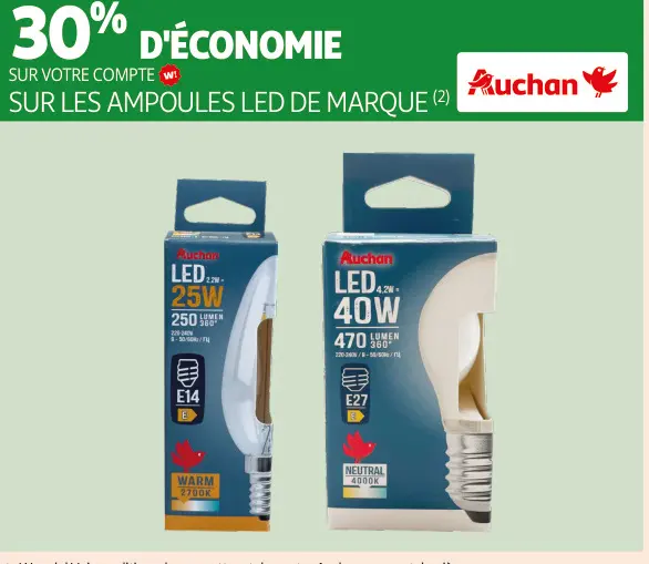 Promotie: Ampoules LED