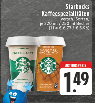 Aanbieding: Starbucks Kaffeespezialitäten