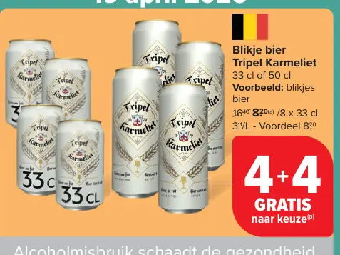 Promotie: Bier Tripel Karmeliet