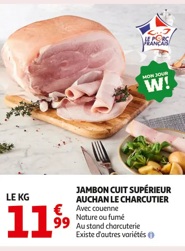 Offre: Jambon cuit supérieur