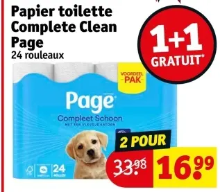 Offre: Papier toilette Complete Clean