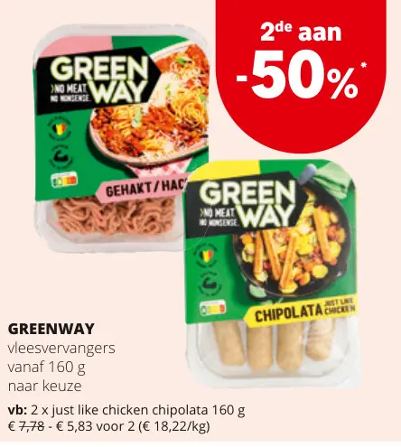 Promotie: vleesvervangers