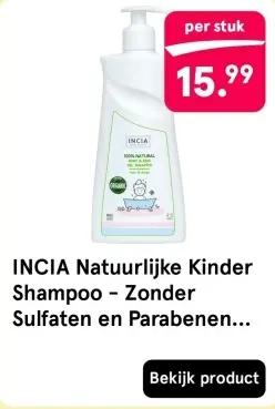 Aanbieding: Natuurlijke Kinder Shampoo - Zonder Sulfaten 