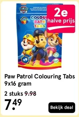 Aanbieding: Paw Patrol Colouring Tabs