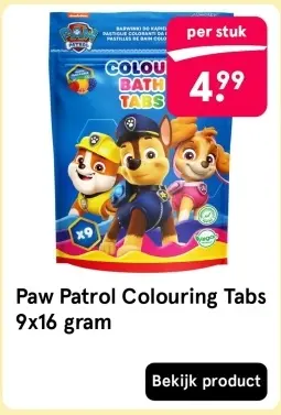 Aanbieding: Paw Patrol Colouring Tabs