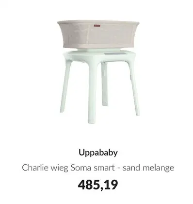 Aanbieding: Charlie wieg Soma smart - sand melange