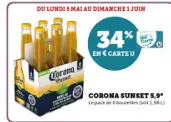 Offre: CORONA SUNSET