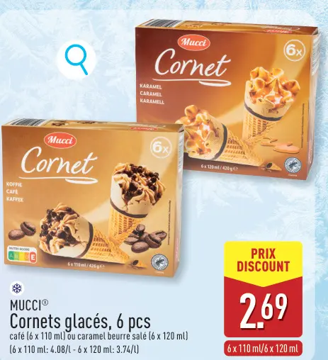 Offre: Cornets glacés