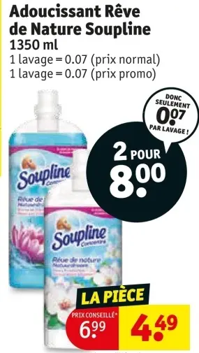 Offre: Adoucissant Rêve de Nature