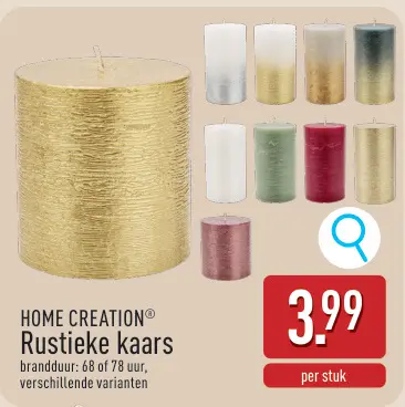 Aanbieding: Rustieke kaars