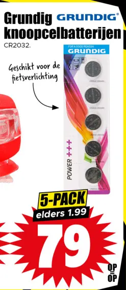 Aanbieding: knoopcelbatterijen
