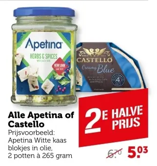 Aanbieding: Alle Apetina of Castello