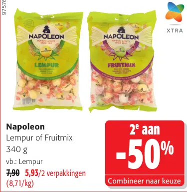 Promotie: Lempur of Fruitmix