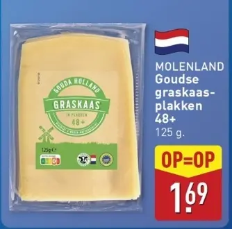 Aanbieding: Goudse graskaas plakken