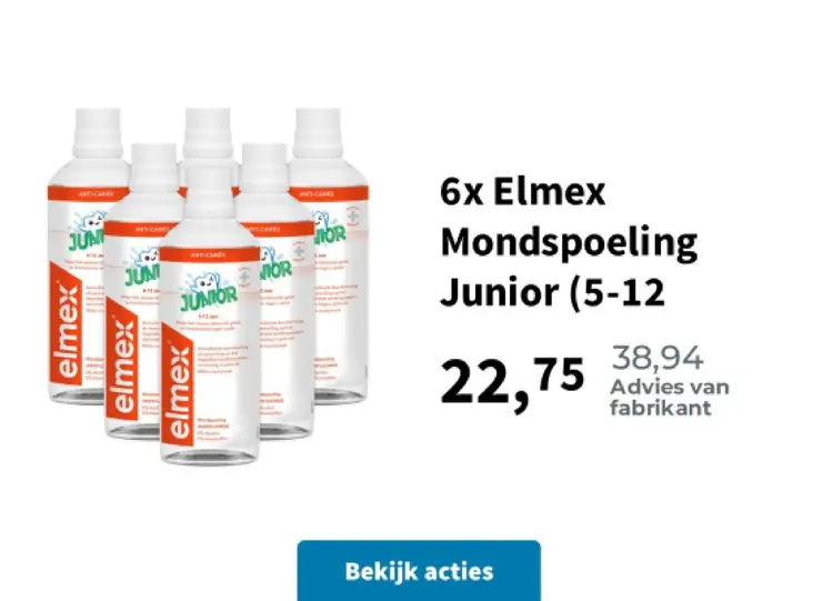 Aanbieding: Mondspoeling Junior (5-12