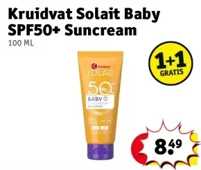 Aanbieding: Kruidvat Solait Baby Suncream