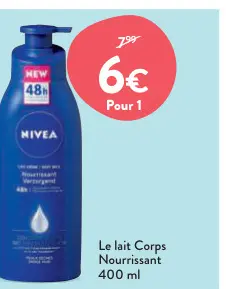 Offre: Le lait Corps Nourrissant