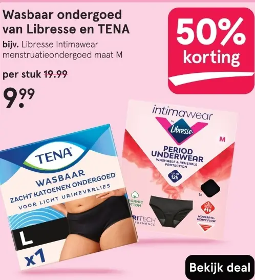 Aanbieding: Wasbaar ondergoed