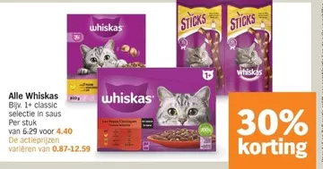 Aanbieding: Alle Whiskas