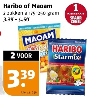 Aanbieding: Haribo of Maoam