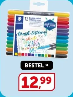 Aanbieding: Double-ended lettering pens