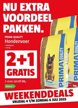 Aanbieding: PRIMA QUALITY Hondenvoer