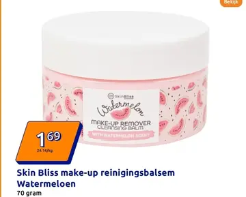 Aanbieding: Skin Bliss make-up reinigingsbalsem Watermeloen