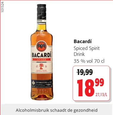 Promotie: Spiced Spirit Drink